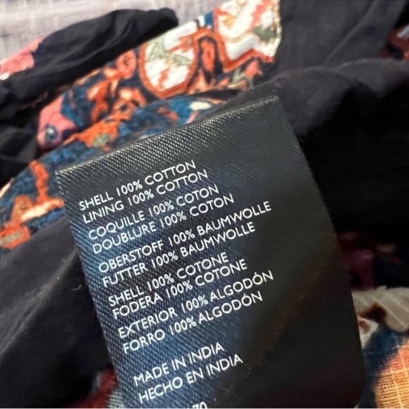 Anthropologie Square-Neck Printed Tiered Midi Dress, NEW - Picture 13 of 15